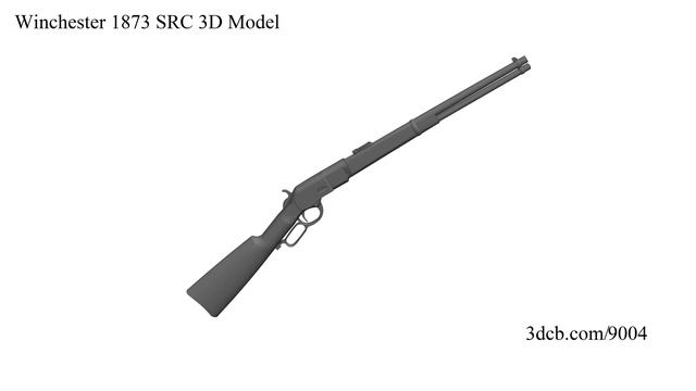 Winchester 1873 SRC 3D Model смотреть онлайн