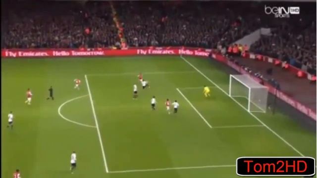 Santi Cazorla Goal Arsenal vs Spurs 1-0 HD (4/1/14) смотреть онлайн