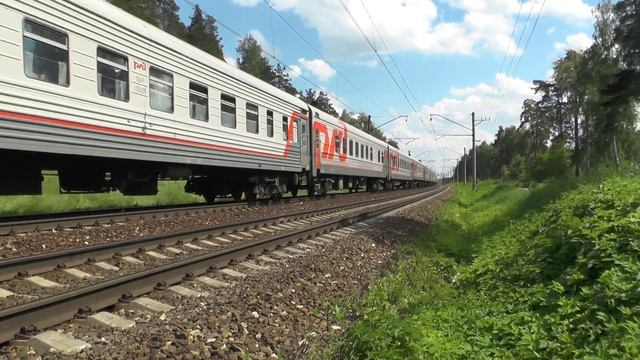 Электровоз ЧС2К-890 с поездом № 116 Москва - Уфа смотреть онлайн
