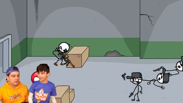 Jason plays kids game henry stickman fleeing the complex jail смотреть онлайн