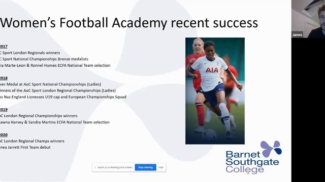 Tottenham Hotspur Women's Football Academy webinar - March 23rd 2021 смотреть онлайн