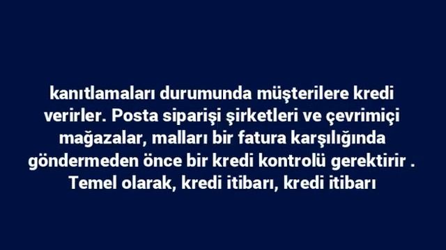 Kredi notu (itibarı) nedir? Kredi notunun etkisi ve koşulları смотреть онлайн