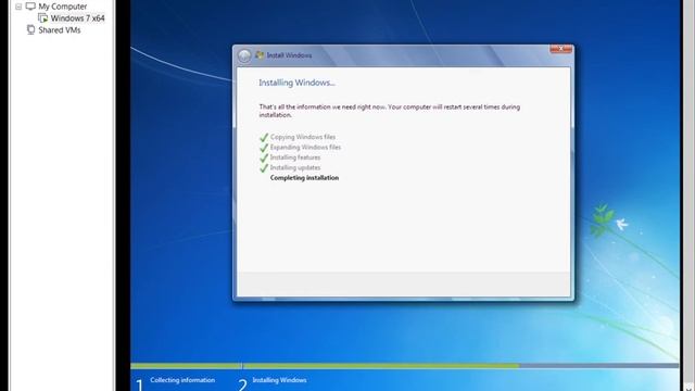 How to install Windows 7 on VMware Workstation 15.5.0 (EASY installation) смотреть онлайн