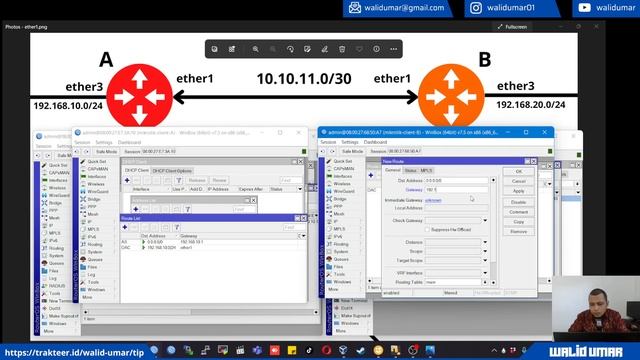 How to Configuration Routing BGP on 3 Mikrotik RouterOS v7.5 смотреть онлайн