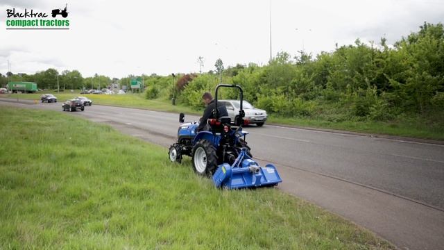 New Solis 16 4WD Compact Tractor With Solis Flail Mower