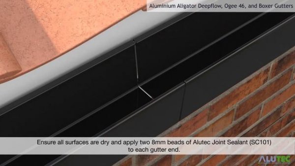 Marley Alutec | Installation Animation: Aligator Deepflow, Ogee 46 & Boxer Aluminium Gutter Systems