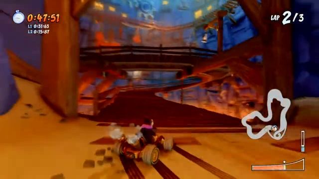CTR Nitro Fueled: Dragon Mines Oxide‘s Ghost смотреть онлайн