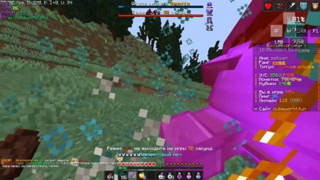 УБИЛ ТУКА НА СЕРВЕРЕ CubeWorld|Funtime|Holyworld смотреть онлайн