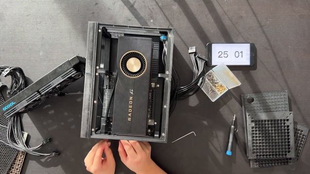 K1 3D Printed ITX PC Case Timelapse смотреть онлайн