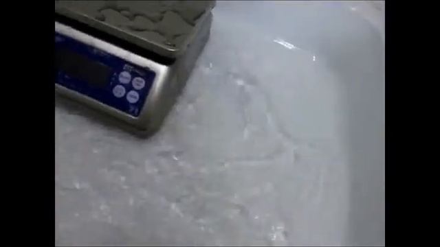 Испытание весов Батискаф напором воды от Керхер