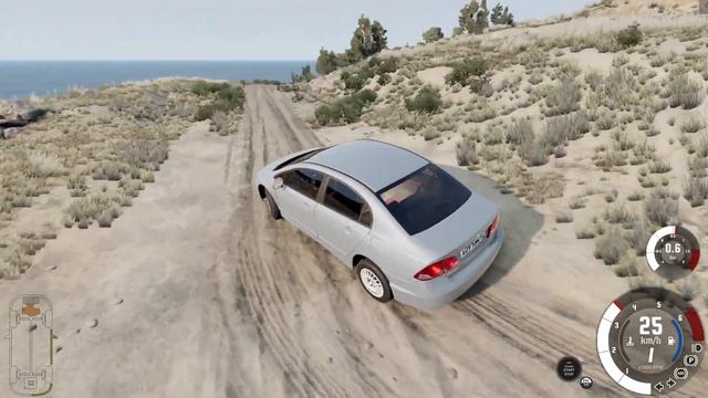 Honda Civic Type R Offroad | Barbent's Gambling Zone 1.1 | Beamng Drive |Pc Gameplay