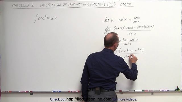 Calculus 2: Integration of Trig Functions (9 of 16) Integral of csc^2(x)=? смотреть онлайн