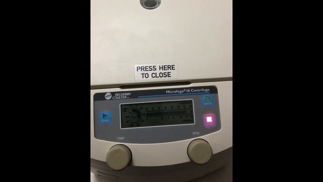 Beckman Coulter microfuge 18 centrifuge, 24 PCR places 14k rpm adjustable, digi timer &short progra смотреть онлайн