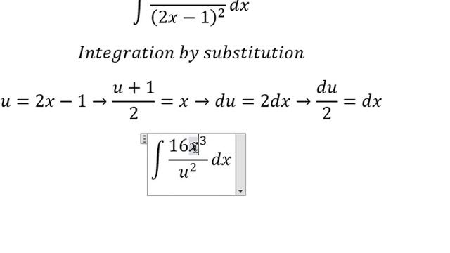 Calculus Help: Integral ∫ (16x^3)/(4x^2-4x+1) dx - Integration by substitution - Division смотреть онлайн