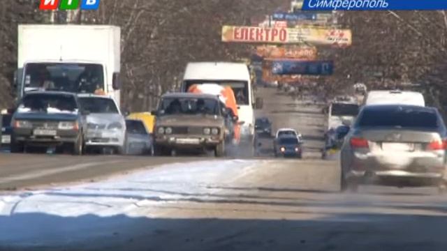 Удар стихии день второй или снег и лед против симферопольских чиновников