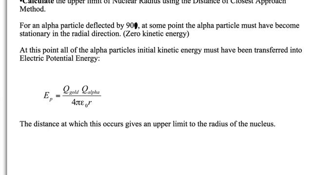 A Level Physics: AQA: Nuclear Physics: Alpha Scattering смотреть онлайн