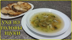 Очень вкусная УХА из головы щуки