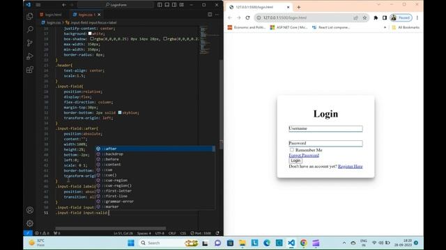 Login Form Using CSS & HTML | Static Web Programming| Web Development | Mythikos Coder смотреть онлайн