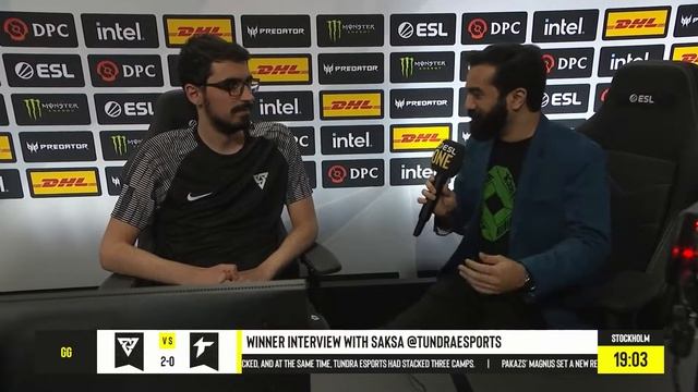 SAKSA INTERVIEW AFTER TAKE DOWN THUNDER AWAKEN - ESL ONE STOCKHOLM MAJOR 2022 смотреть онлайн