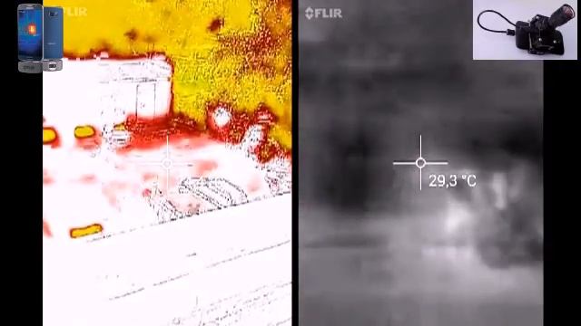 FLIR ONE V2 . Using a telephoto lens. Использование телеобъектива. смотреть онлайн