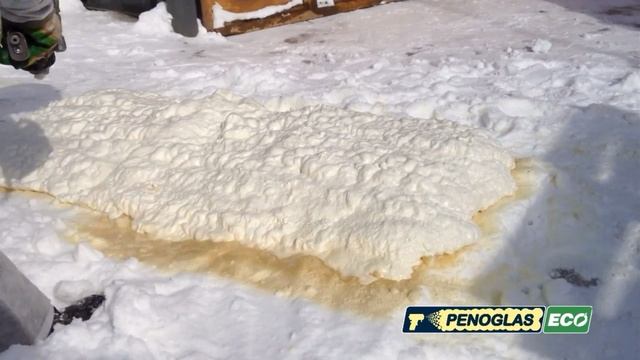 Напыление пенополиуретана (ППУ) Penoglas установкой Graco reactor e-10 смотреть онлайн