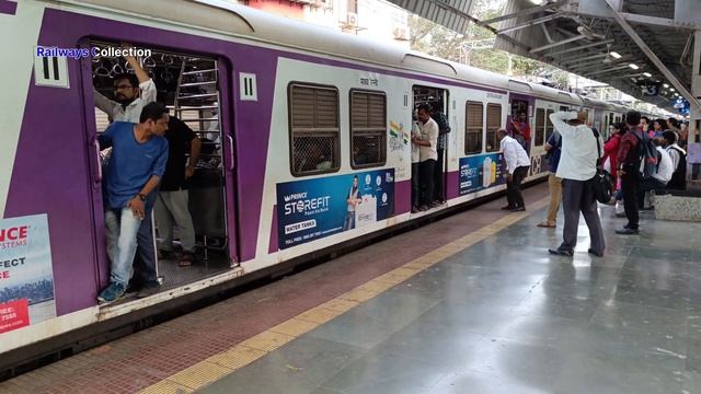 Bombardier EMU Local Train Ll Titwala Fast Local Train Ll Mumbai Local Train