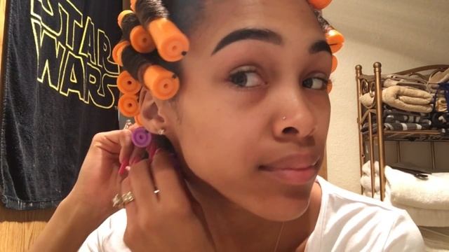 Easy Tutorial | Orange Perm Rod Set on Natural Hair ft. Shea Moisture JBCO line смотреть онлайн
