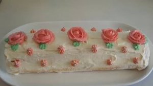 Бисквитный рулет. Маринкины творинки