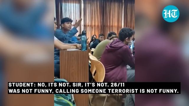Viral: Muslim student tears into Manipal Univ teacher for calling him terrorist; ‘Not funny’ смотреть онлайн