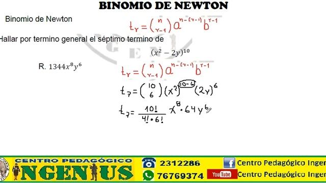 BINOMIO DE NEWTON PARTE 3 (Clase 21 de Álgebra Básica) смотреть онлайн