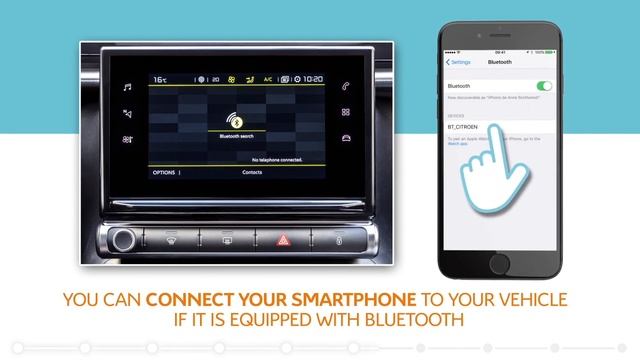 My Citroën App Bluetooth tutorial смотреть онлайн