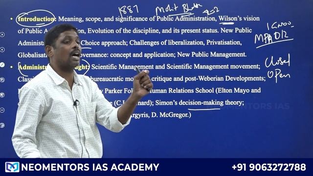 PUBLIC ADMINISTRATION OPTIONAL FOR UPSC || BY AMARNATH SIR || смотреть онлайн
