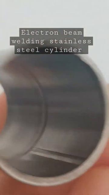 Electron beam welding a stainless steel cylinder смотреть онлайн