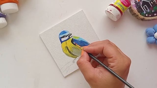 Mini Canvas Painting 💖 Part 2 | Mini Canvas Painting ideas| Mini Canvas Painting for Beginners #art смотреть онлайн
