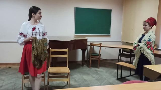 Бевзюк Мария, Домащук Александра - диалог Мотри и Кайдашихи смотреть онлайн