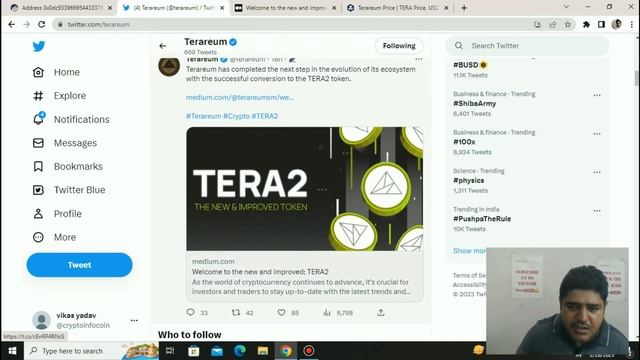 Terareum coin update|Terareum v2 has launched with tera airdrop to all wallet holders