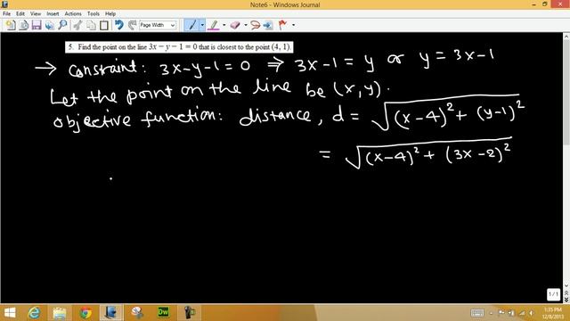 Optimization: Finding the point closest to a line смотреть онлайн