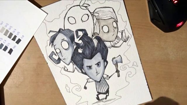 Don't Starve - Copic Markers Coloring смотреть онлайн