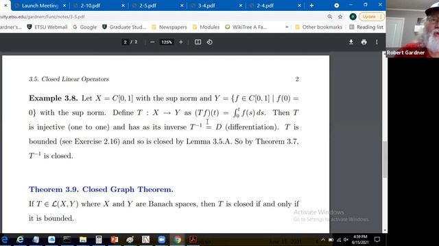 Fundamentals of Functional Analysis, Section 3.5 смотреть онлайн