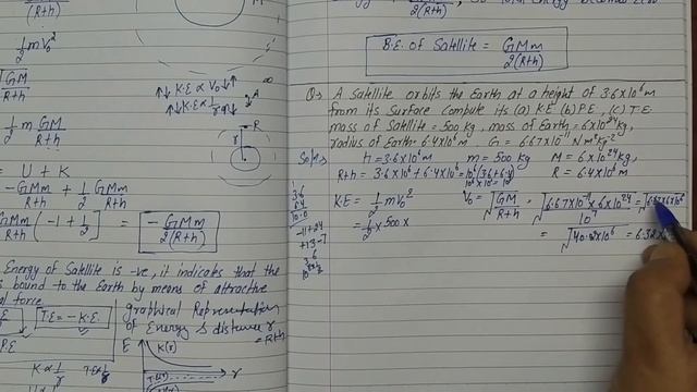 Numerical on Kinetic Potential and Total energy | Chapter 7 | Gravitation | Class 11 Physics смотреть онлайн