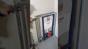 Обшивка инсталляции гипсокартоном (Омск)