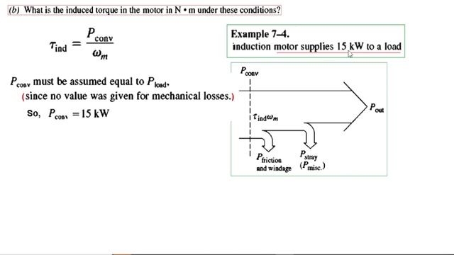 Induction Motor || Example 7.4 || EM 7.5 (English)(Chapman) смотреть онлайн