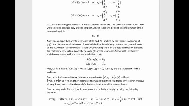 Plane Wave Solutions To The Dirac Equation | Relativistic Quantum Mechanics смотреть онлайн