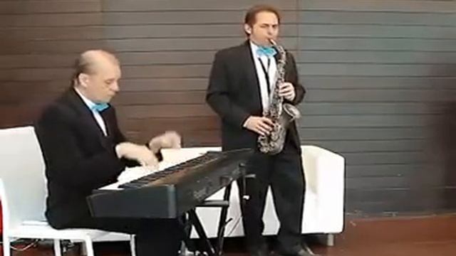 Фрагмент выступления на фуршете (Дым & Эмануэль)