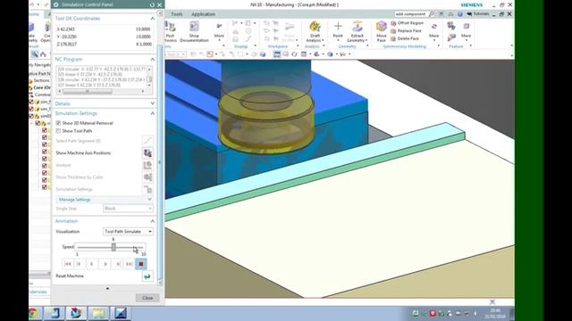 Machine Simulation and Verification with Siemens NX using a FANUC Controller смотреть онлайн