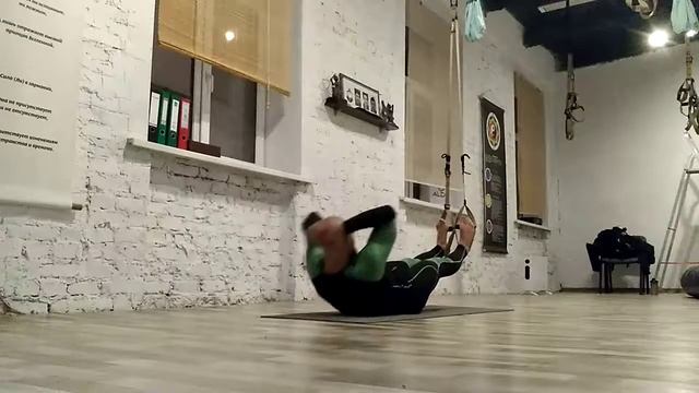 4.ГИМНАСТИКА (тело): 3.Ин гун (жесткость) - 1.Закалка: 1.TRX (3.КОР - 4.1.Скрутки)