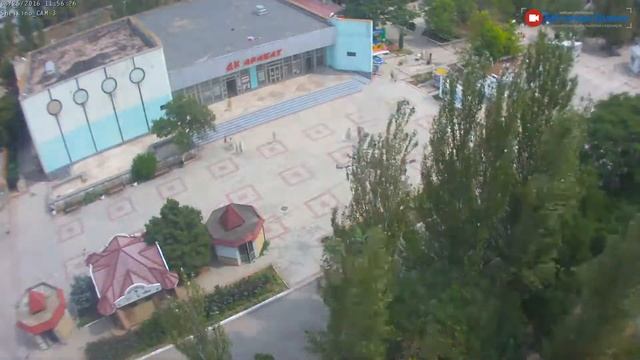 Центр Щёлкино, 25.08.2016 - time-lapse с камеры 3 смотреть онлайн