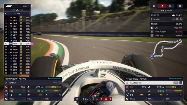 Formula 1 Manager 2022 (Season 3 Race 4) Italian Grand Prix Race Day смотреть онлайн
