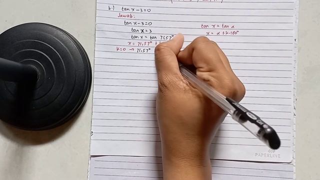 Tentukan Himpunan Penyelesaian Setiap Persamaan Berikut Untuk 0≤x≤2π4 Cos X + 3 = 0tan X - 3 = 0cos