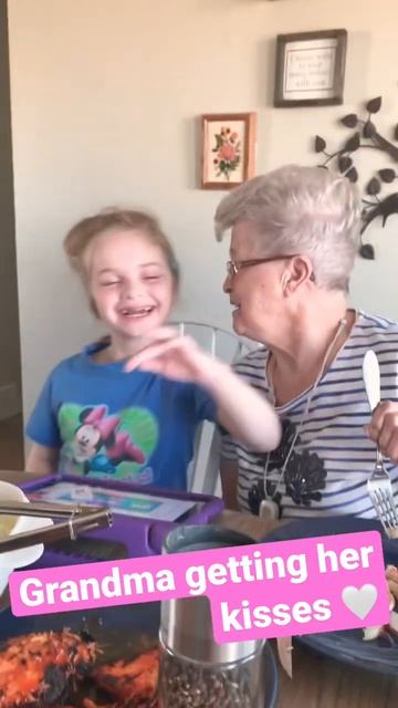 Grandma love 💗#grands #grand #grandparents #autism #familytime #connection #love #kiss #fun смотреть онлайн